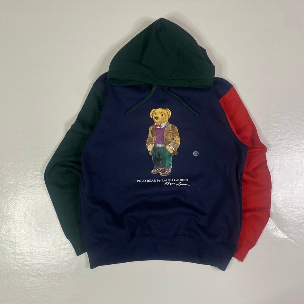 Polo Ralph Lauren Polo Bear Color Block Hoodie Men's M